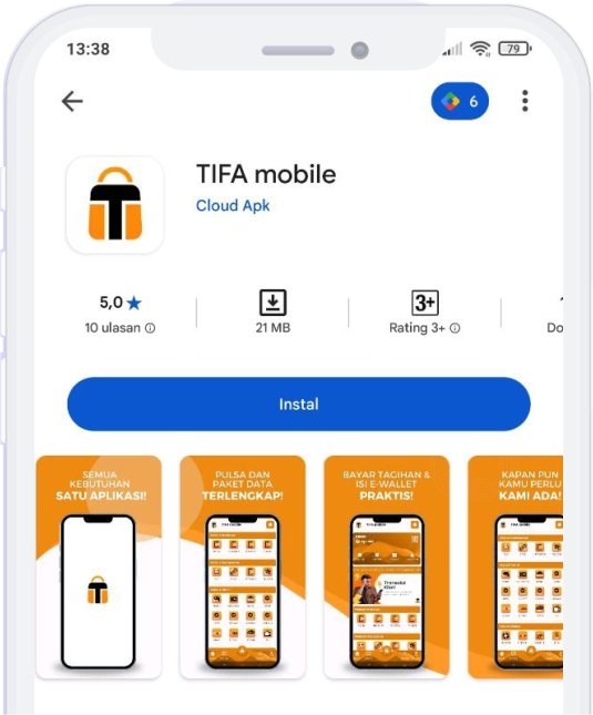 Halaman TIFA MOBILE di Google Play